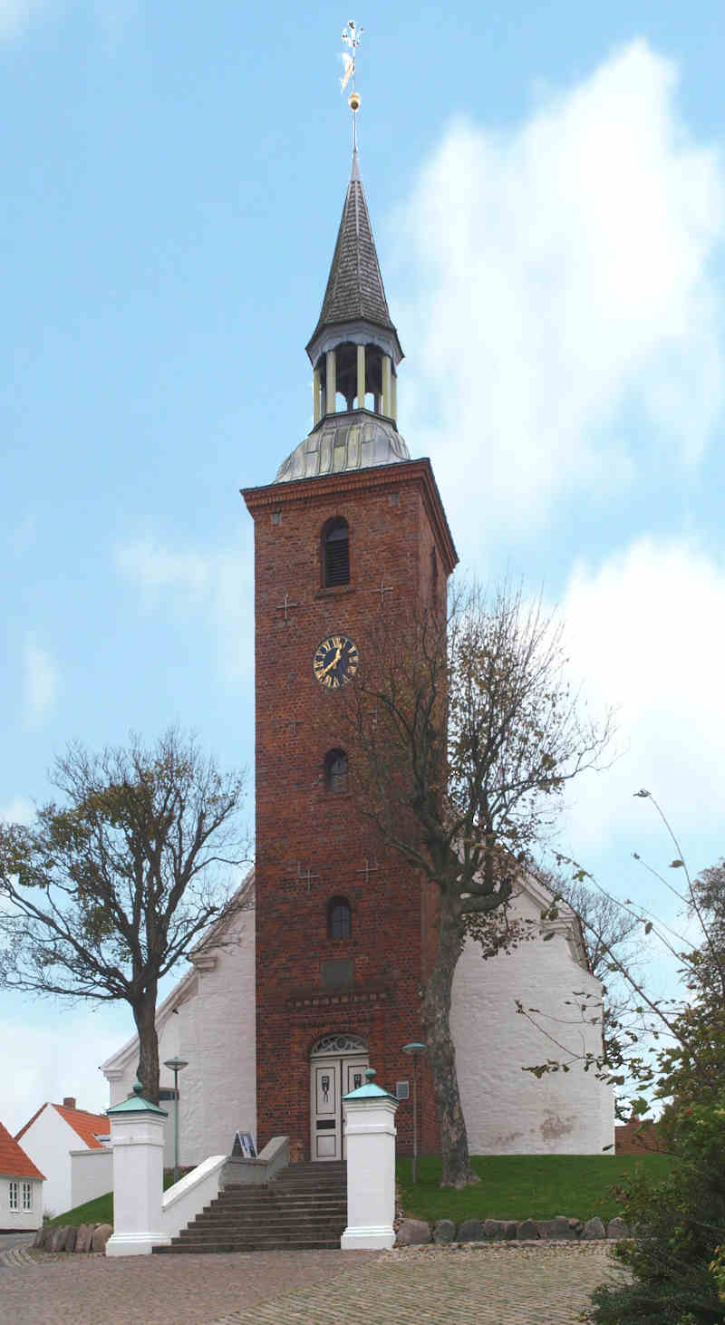 Kirche in Ebeltoft, Foto: Erich Volland