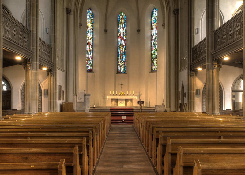 Martin-Luther-Kirche in Gtersloh, Foto: Erich Volland